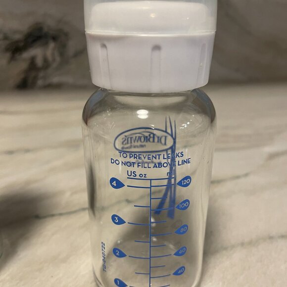 2 Dr. Brown's GLASS 4 ounce bottles - Picture 4 of 4